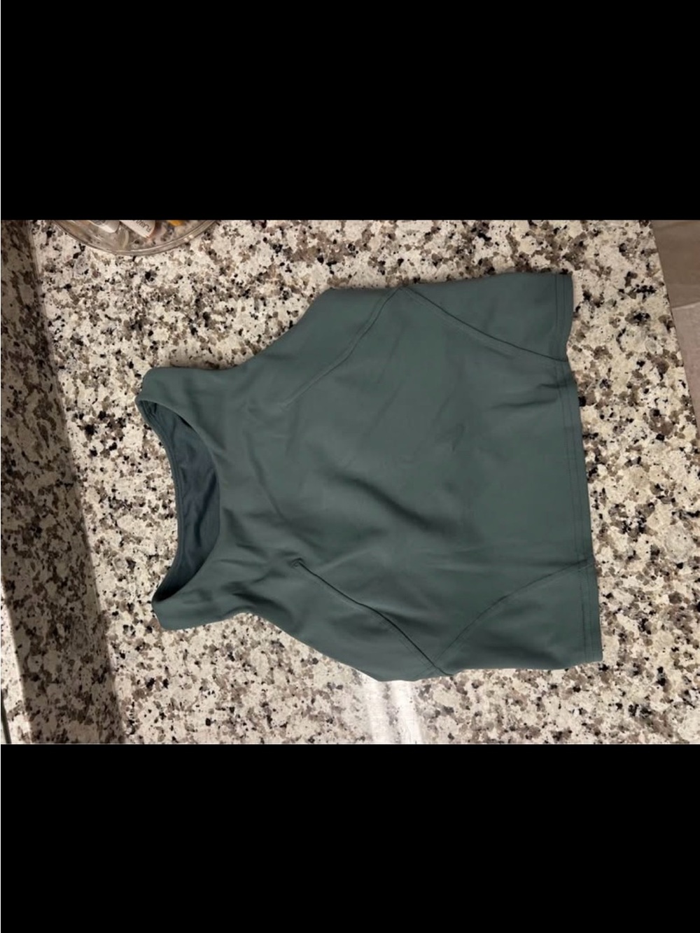 Lulu Razorback Tank Top in Teal Green